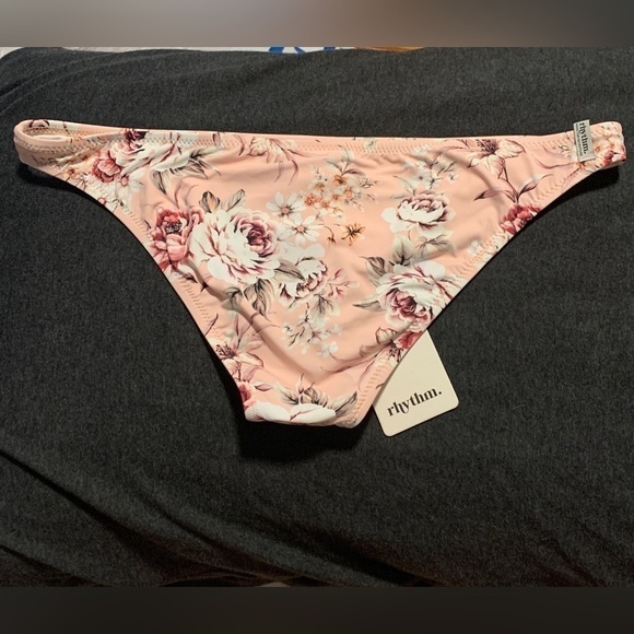 RHYTHM BONITA CHEEKY PANT BIKINI BOTTOM WOMEN'S PEACH NWT - Picture 3 of 6